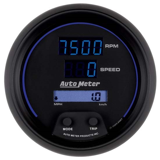 Auto Meter 6987 Cobalt Digital Tachometer/Speedometer Combo Gauge