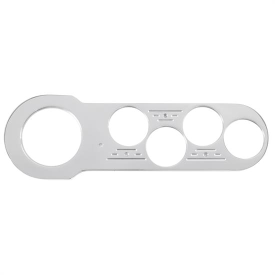 Auto Meter 7042 Direct Fit Dash Panel, Chevy Car 53-54, 5 Gauge, Billet