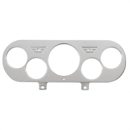 Auto Meter 7044 Direct Fit Dash Panel, Nova 62-65, 5 Gauge, Billet