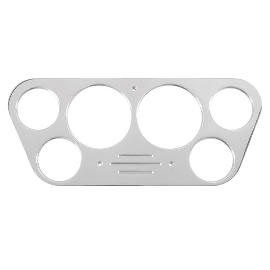 Auto Meter 7048 Direct Fit Dash Panel, Ford Truck 53-55, 6 Gauge, Billet