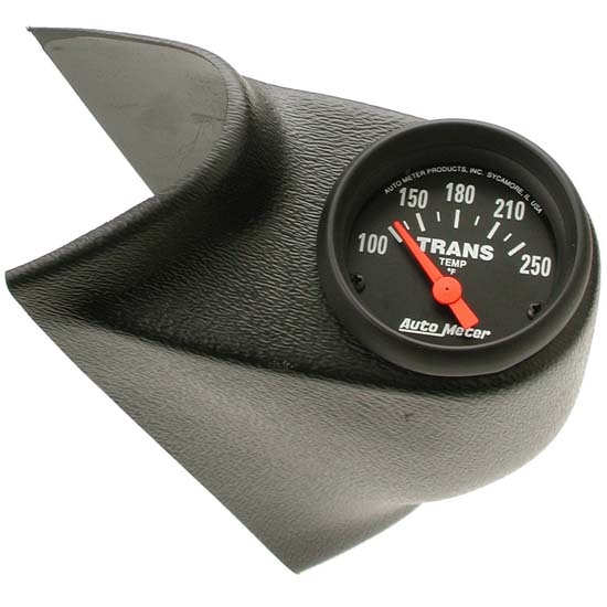 Auto Meter 7080 Z-Series Single Gauge Pillar Kit, 2000-07 GM Duramax