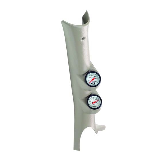 Auto Meter 7097 Phantom Dual Gauge Pillar Kit, Diesel, 2003-05 Ram