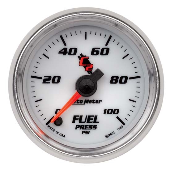 Auto Meter 7163 C2 Digital Stepper Motor Fuel Pressure Gauge