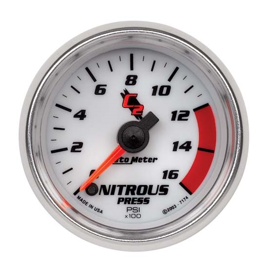Auto Meter 7174 C2 Digital Stepper Motor Nitrous Pressure Gauge
