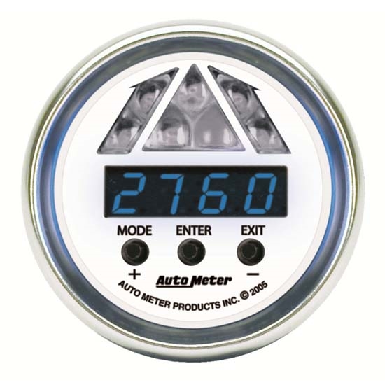 Auto Meter 7187 C2 Pro-Shift Digital DPSS Shift-Light Gauge, 1 Stage
