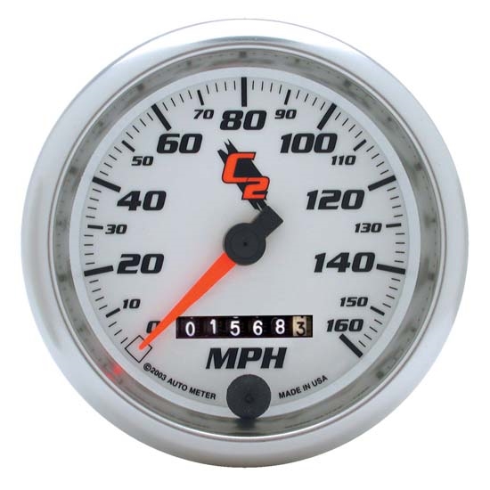 Auto Meter 7293 C2 Mechanical Speedometer Gauge, 3-3/8 Inch