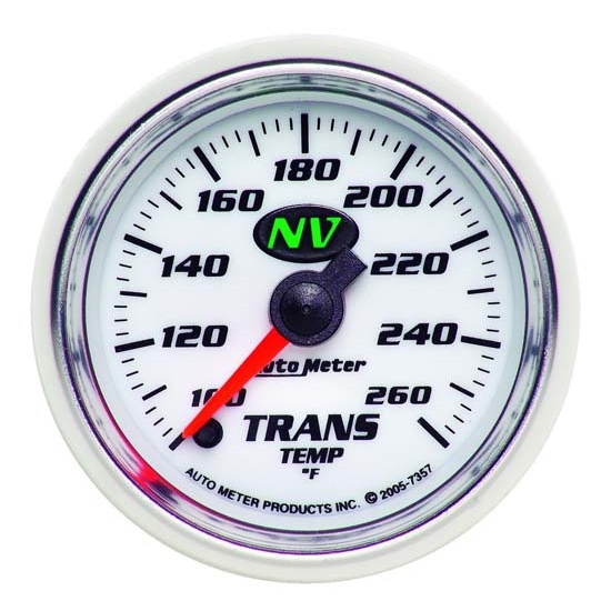 Auto Meter 7357 NV Digital Stepper Motor Transmission Temp Gauge