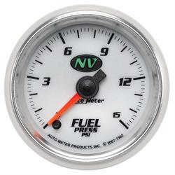 AutoMeter 7362 NV Digital StepperMotor Fuel Press. Gauge,15 PSI