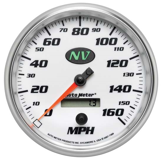 Auto Meter 7489 NV Air-Core Electric Speedometer, 5 Inch