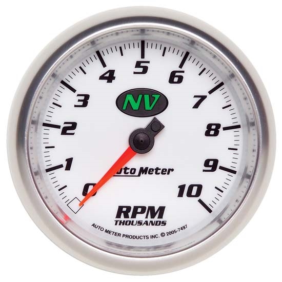 Auto Meter 7497 NV Air-Core In-Dash Tachometer, 3-3/8 Inch