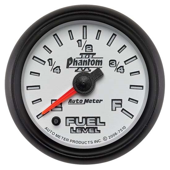Auto Meter 7510 Phantom II Digital Stepper Motor Fuel Level Gauge