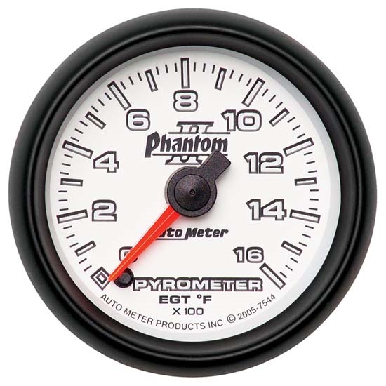 Auto Meter 7544 Phantom II Digital Stepper Motor Pyrometer Gauge