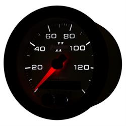 Auto Meter 7580 Phantom II Speedometer, 3-3/8, 0-140 MPH, Flat Lens