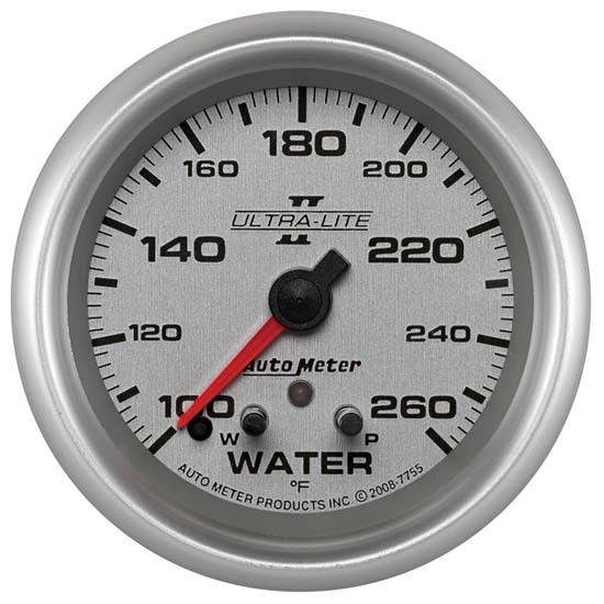 Auto Meter 7755 Ultra-Lite II Digital Stepper Motor Water Temp Gauge
