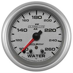 AutoMeter 7755 Ultra-Lite II Digi. StepperMotor Water Temp Gauge