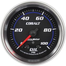 AutoMeter 7953 Cobalt Digital Stepper Motor Oil Press. Gauge