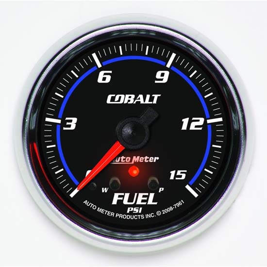 AutoMeter 7961 Cobalt Digital Stepper Motor Fuel Press. Gauge