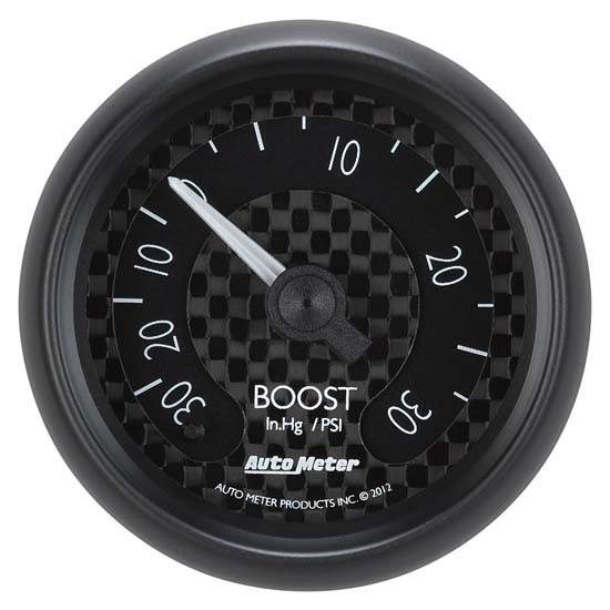 Auto Meter 8003 GT Mechanical Boost/Vacuum Gauge, 2-1/16 Inch