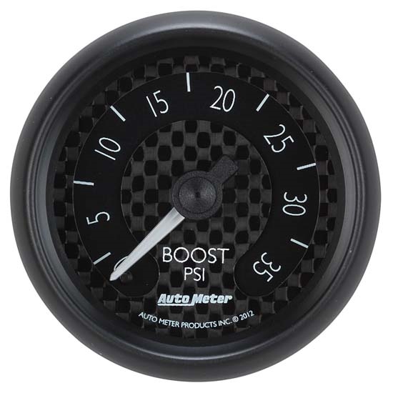 Auto Meter 8004 GT Mechanical Boost Gauge, 2-1/16 Inch, 35 PSI