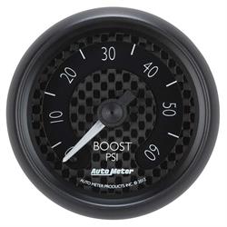 AutoMeter 8005 GT Mechanical Boost Gauge, 2-1/16 Inch, 60 PSI