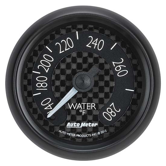 Auto Meter 8031 GT Mechanical Water Temperature Gauge, 2-1/16 Inch