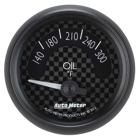 Auto Meter 8048 GT Air-Core Oil Temperature Gauge, 2-1/16 Inch