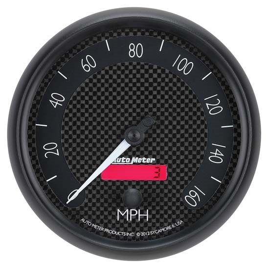 Auto Meter 8089 GT Air-Core Speedometer Gauge, 5 Inch