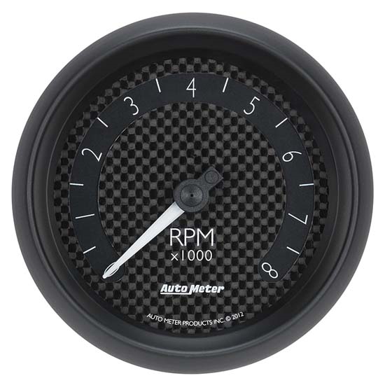 Auto Meter 8097 GT Air-Core In-Dash Tachometer Gauge, 3-3/8 Inch