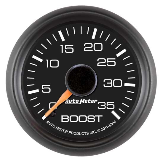 Auto Meter 8304 GM Factory Match Mechanical Boost Gauge, 2-1/16 Inch