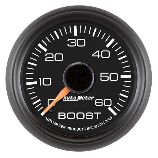 Auto Meter 8305 GM Factory Match Mechanical Boost Gauge, 2-1/16 Inch