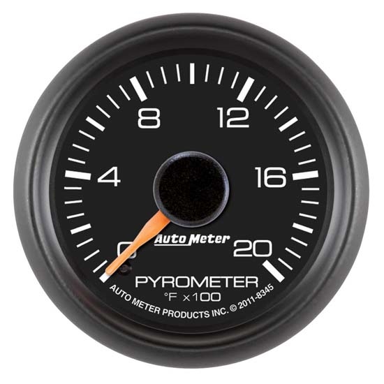 Auto Meter 8345 GM Factory Match Digital Stepper Motor Pyrometer Gauge