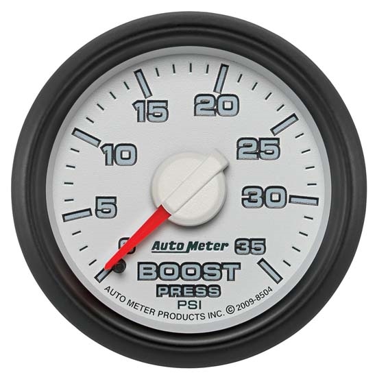 Auto Meter 8504 Gen 3 Dodge Factory Match Mechanical Boost Gauge