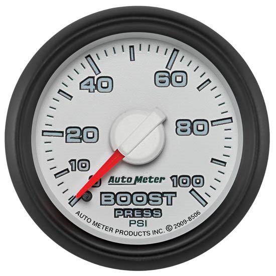 Auto Meter 8506 Gen 3 Dodge Factory Match Mechanical Boost Gauge