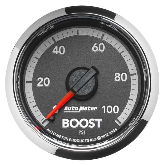 Auto Meter 8509 Gen 4 Dodge Factory Match Mechanical Boost Gauge