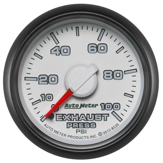 Auto Meter 8526 Gen 3 Dodge Factory Mechanical Exhaust Pressure Gauge