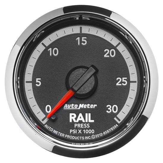 Auto Meter 8594 Gen4 Dodge Digital Stepper Motor Fuel Rail Press Gauge