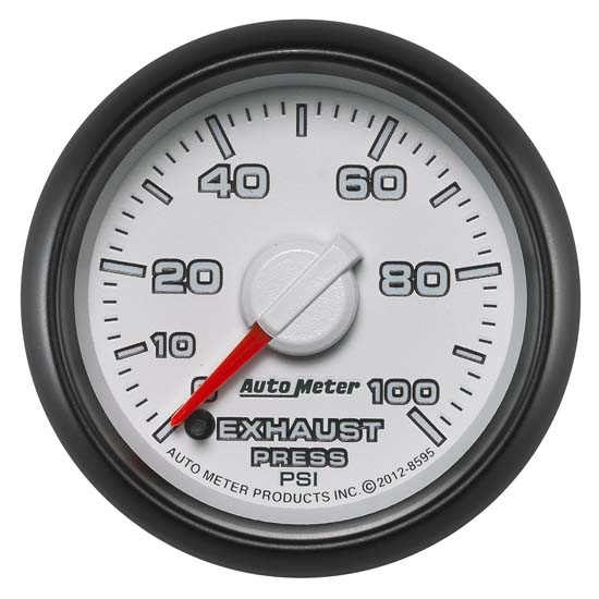 Auto Meter 8595 Gen 3 Dodge Digital Stepper Motor Exhaust Press. Gauge
