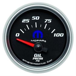 AutoMeter 880015 Mopar Air-Core Oil Press. Gauge, 2-1/16 Inch