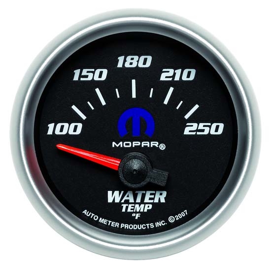 Auto Meter 880016 Mopar Air-Core Water Temperature Gauge, 2-1/16 Inch