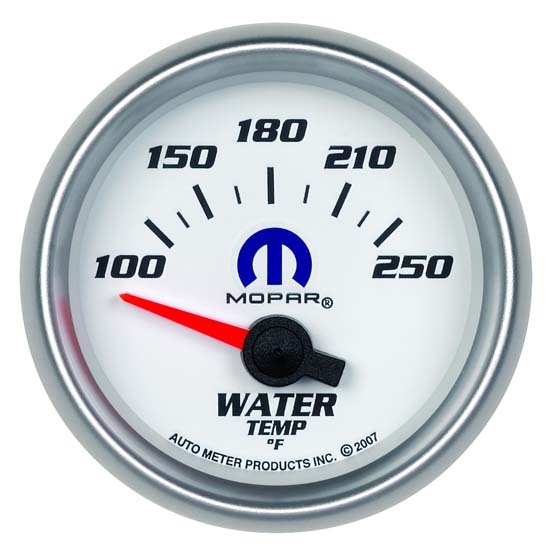 Auto Meter 880030 Mopar Air-Core Water Temperature Gauge, 2-1/16 Inch