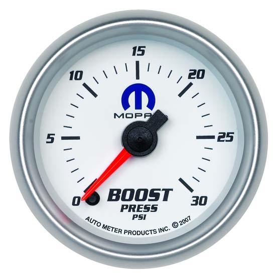 Auto Meter 880034 Mopar Digital Stepper Motor Boost Gauge, 2-1/16 Inch