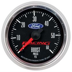 AutoMeter 880106 Ford Racing Mechanical Boost Gauge, 2-1/16 Inch