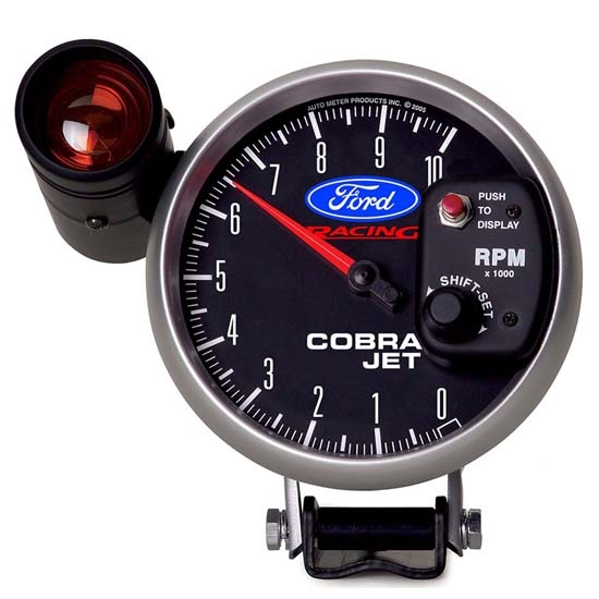 Auto Meter 880118 Ford Racing Air-Core Pedestal Tachometer Gauge