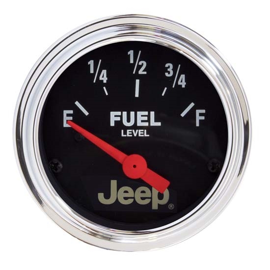 Auto Meter 880243 Jeep Air-Core Fuel Level Gauge, 2-1/16 Inch