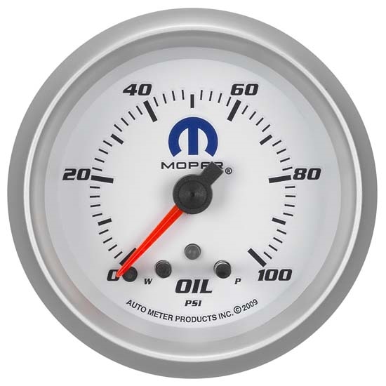 Auto Meter 880249 Mopar Digital Stepper Motor Oil Pressure Gauge