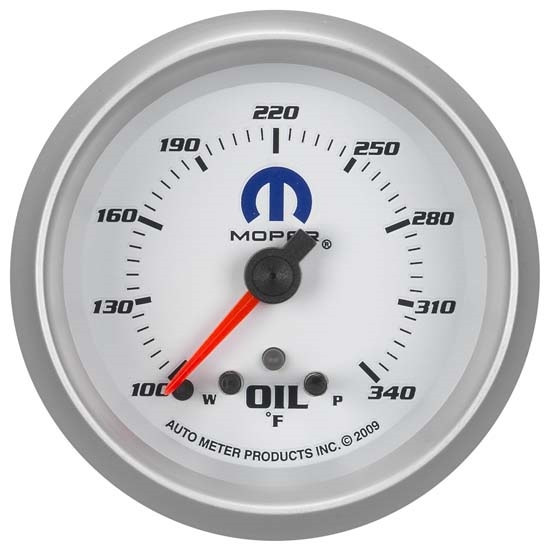 Auto Meter 880251 Mopar Digital Stepper Motor Oil Temperature Gauge