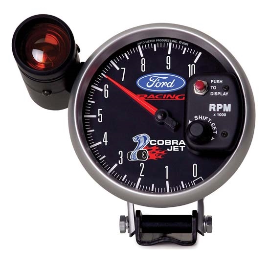 Auto Meter 880281 Ford Racing Air-Core Pedestal Tachometer Gauge