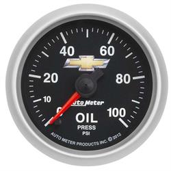 AutoMeter 880447 GM COPO Camaro Oil Press. Gauge, 2-1/16 Inch