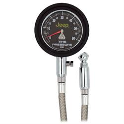 AutoMeter 880805 Mechanical Tire Pressure Gauge, 60 PSI, Jeep