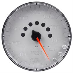 Auto Meter P230218 Spek-Pro Speedometer, 5, 0-180 MPH, Flat Lens